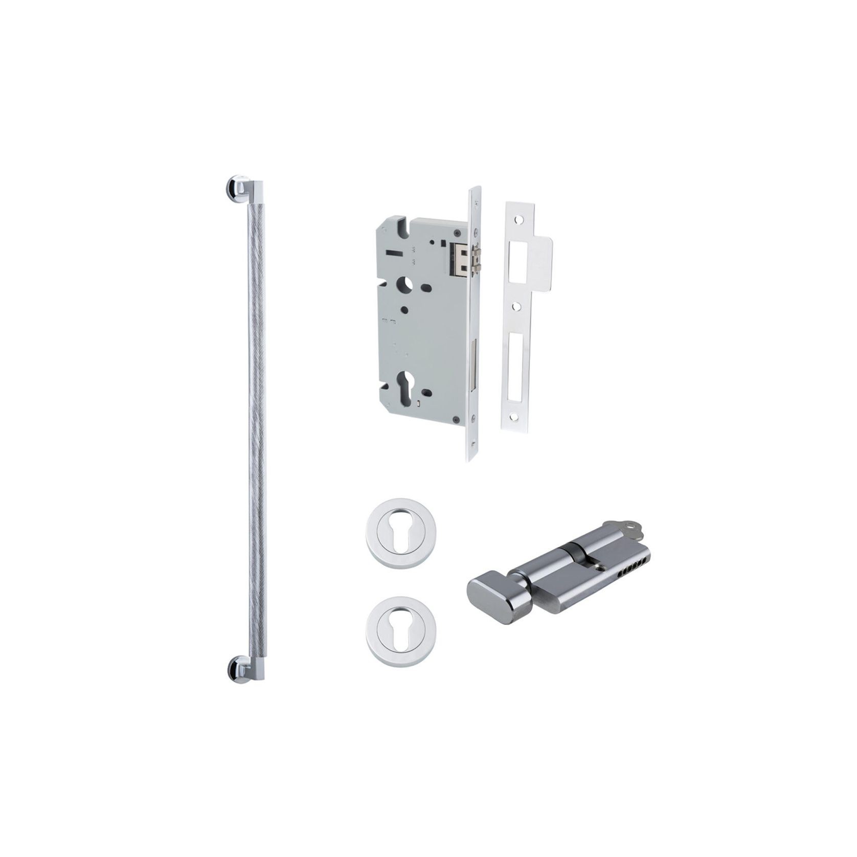 Iver Brunswick Door Pull Handle Entrance Kit Key/Thumb gallery detail image