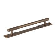 Armac Martin - Mix2 Straight Knurled Pull w Back Plate gallery detail image