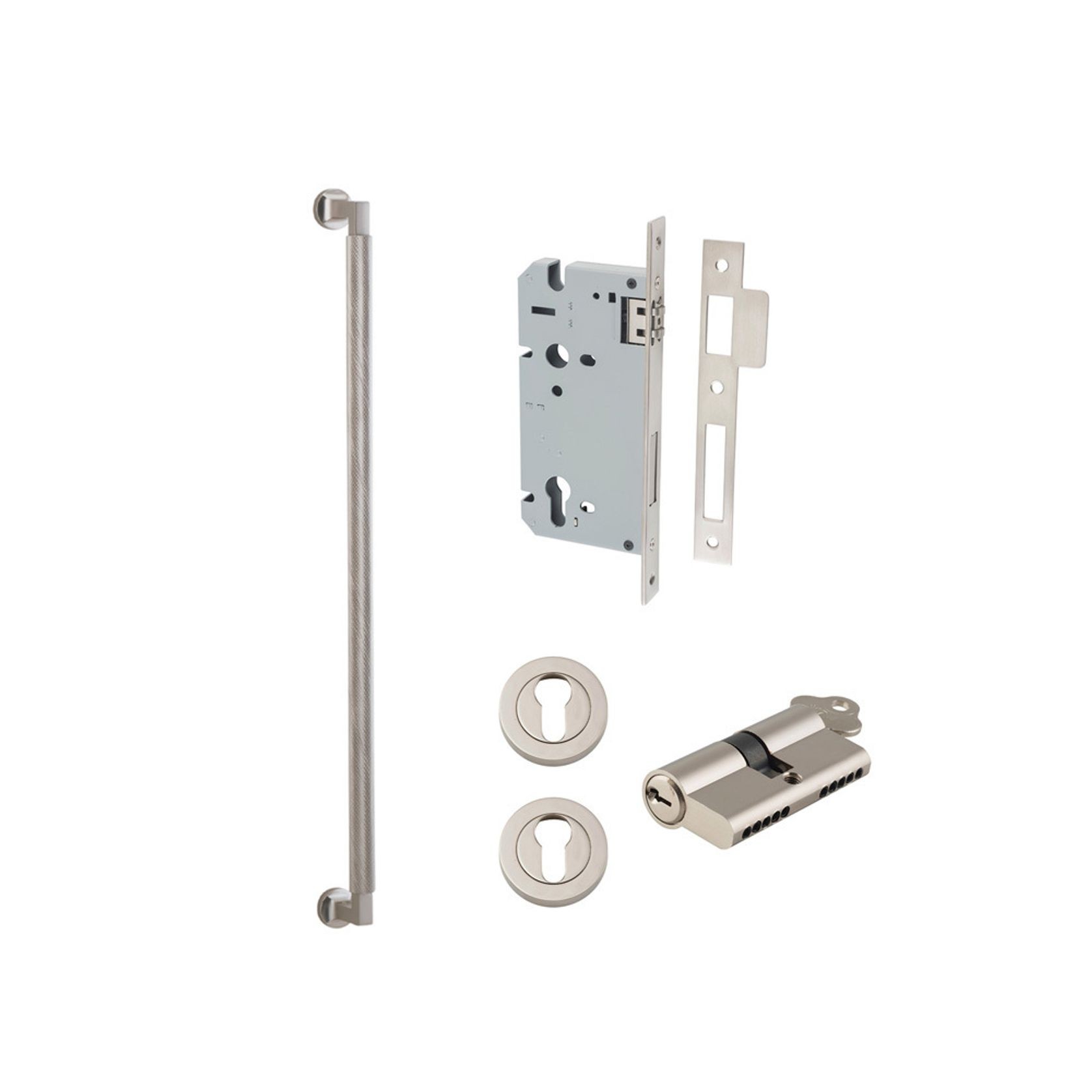 Iver Brunswick Door Pull Handle Entrance Kit Key/Key gallery detail image