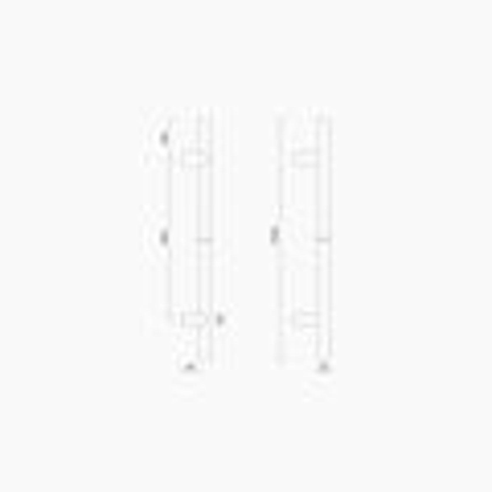 C3308OAK - ROUND SECTION OFFSET H-PULL BTB HANDLE gallery detail image