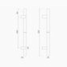 C3110OAK ROUND SECTION OFFSET H-PULL BTB HANDLE gallery detail image