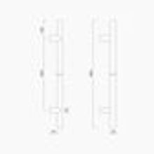 C3306OAK - ROUND SECTION OFFSET H-PULL BTB HANDLE gallery detail image