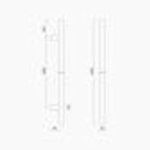 C3410OAK - ROUND SECTION H-PULL BTB HANDLE gallery detail image