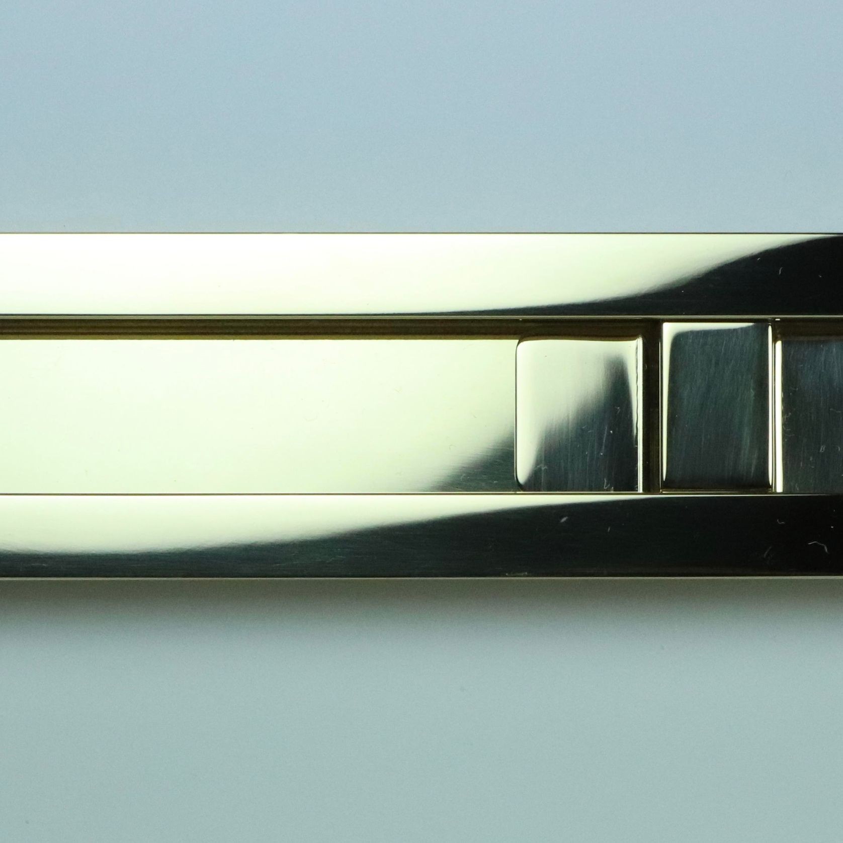 HB860 Brass Soft Edge Flush Pull for Sliding Doors gallery detail image