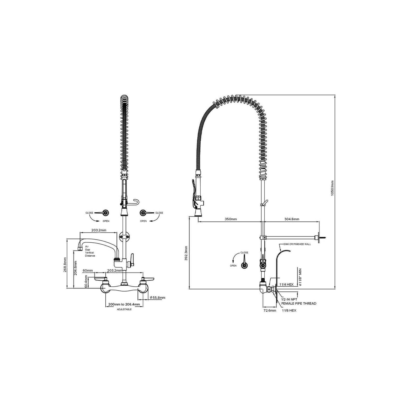 Central Brass Kitchen Mixers gallery detail image