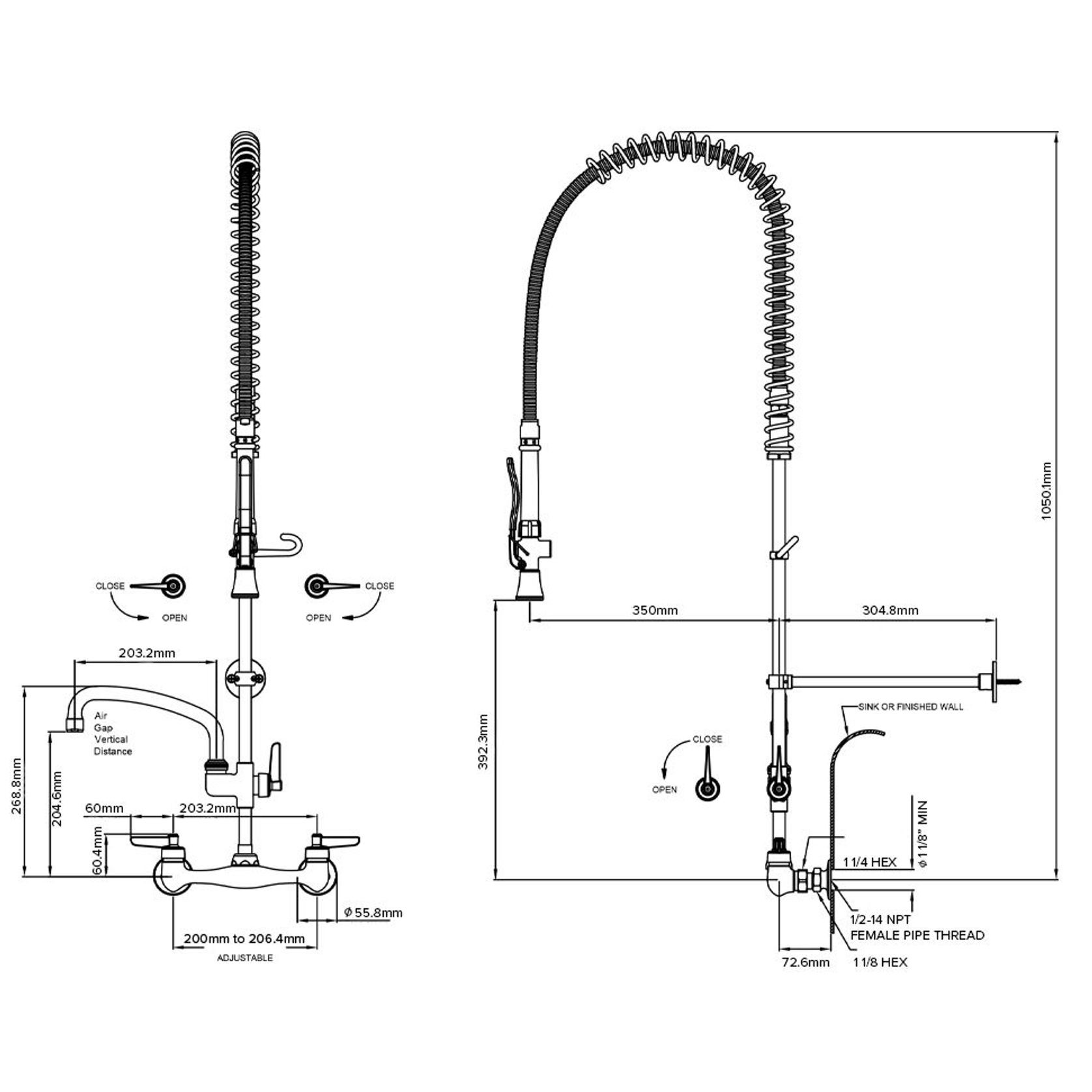 Central Brass Kitchen Mixers gallery detail image