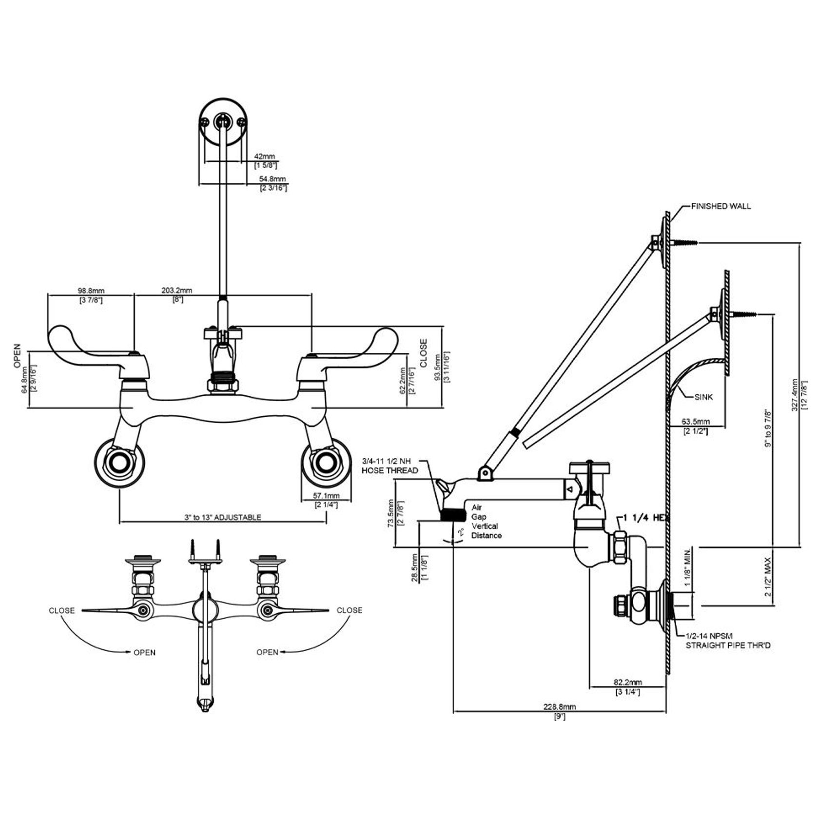Central Brass Kitchen Mixers gallery detail image
