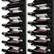 Floor-to-Ceiling Mounted Wine Rack with Offset Pegs gallery detail image