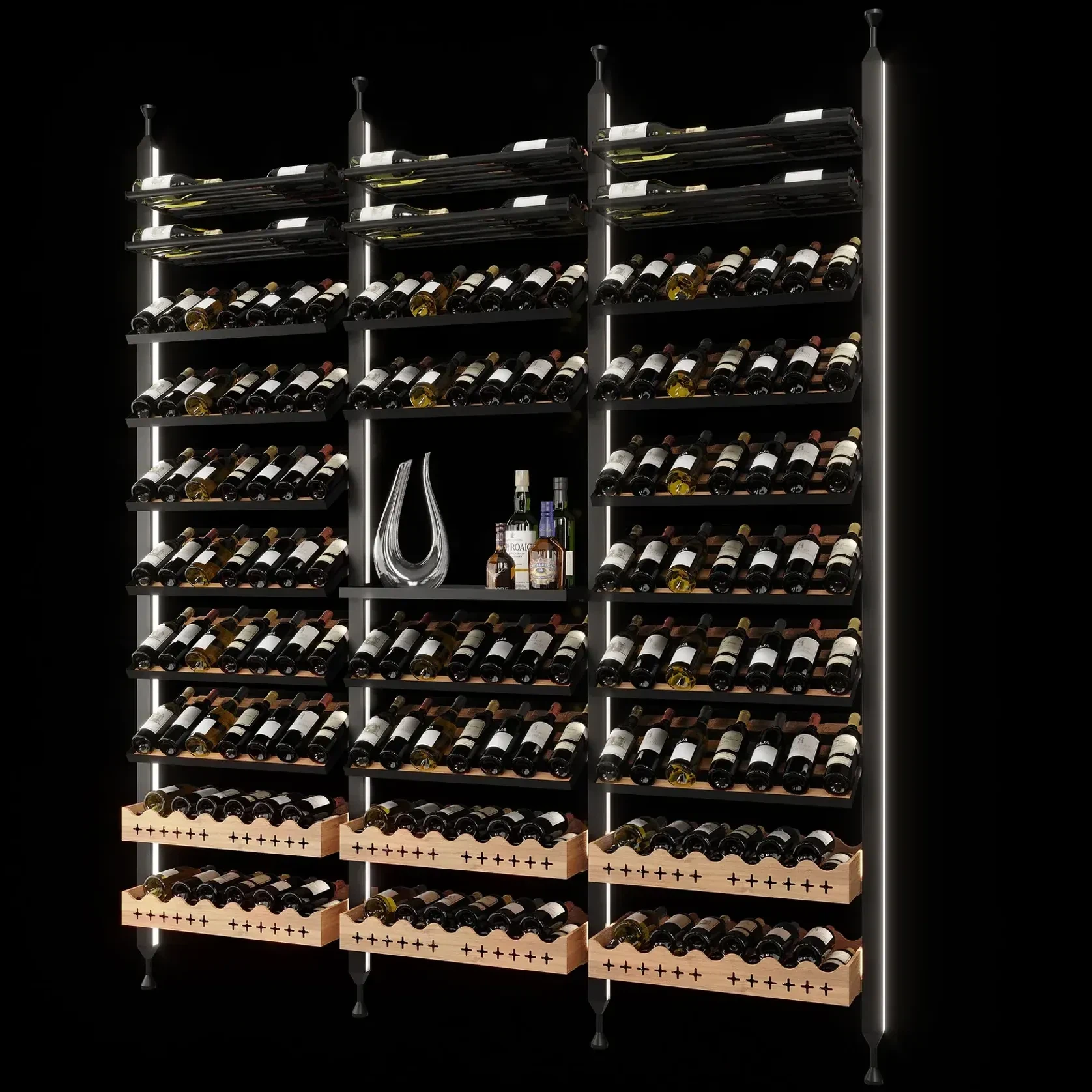 Lumi Nexus Modular Wine Display System gallery detail image