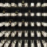 Elegant Acrylic and Metal Wine Racks with LED Lighting gallery detail image