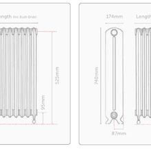 Paladin Bartholomew Electric Cast Iron Radiators gallery detail image
