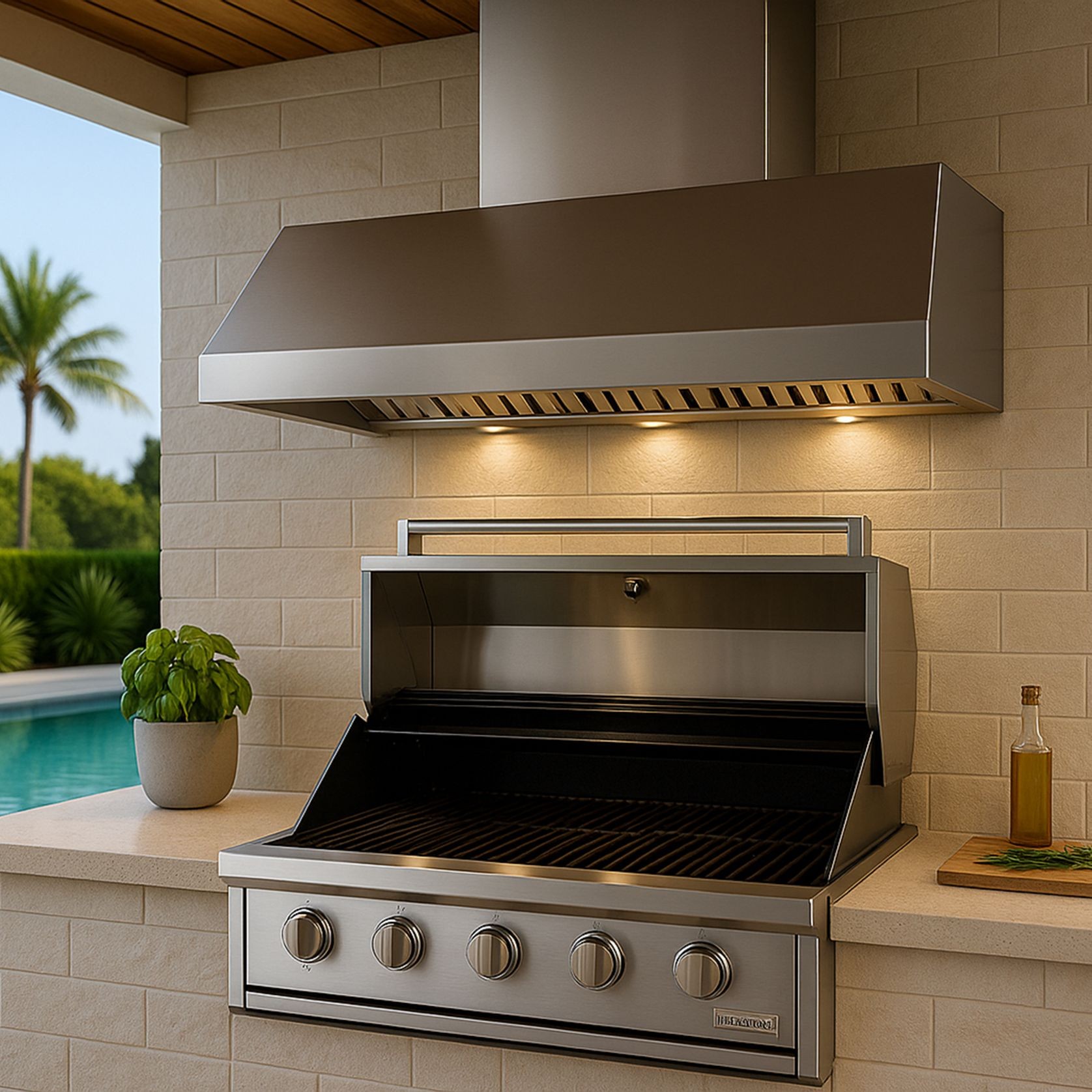 BBQ Alfresco Rangehood 1200mm - DBH1200 gallery detail image