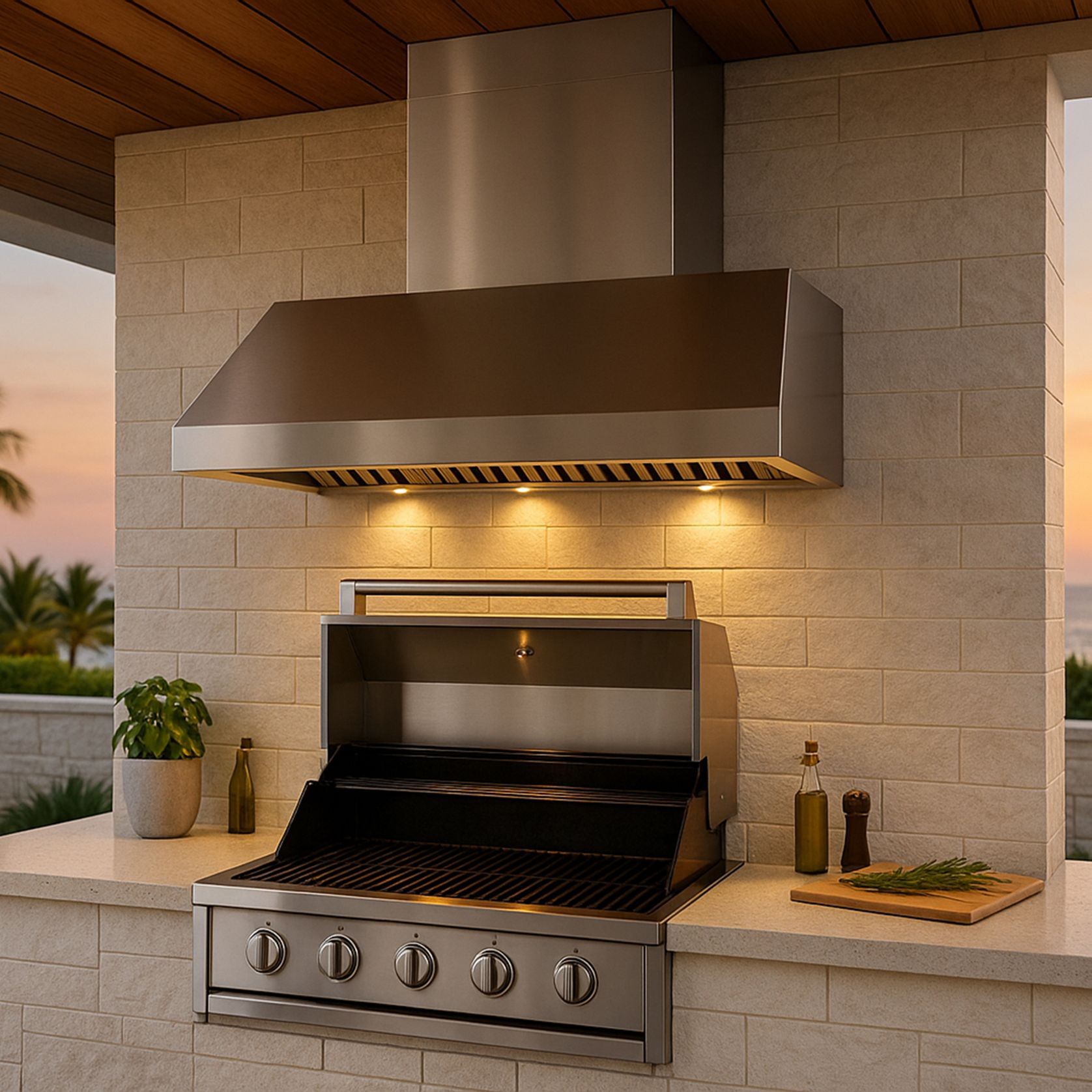 Silent BBQ Alfresco Rangehood 1200mm - DBH1200S gallery detail image