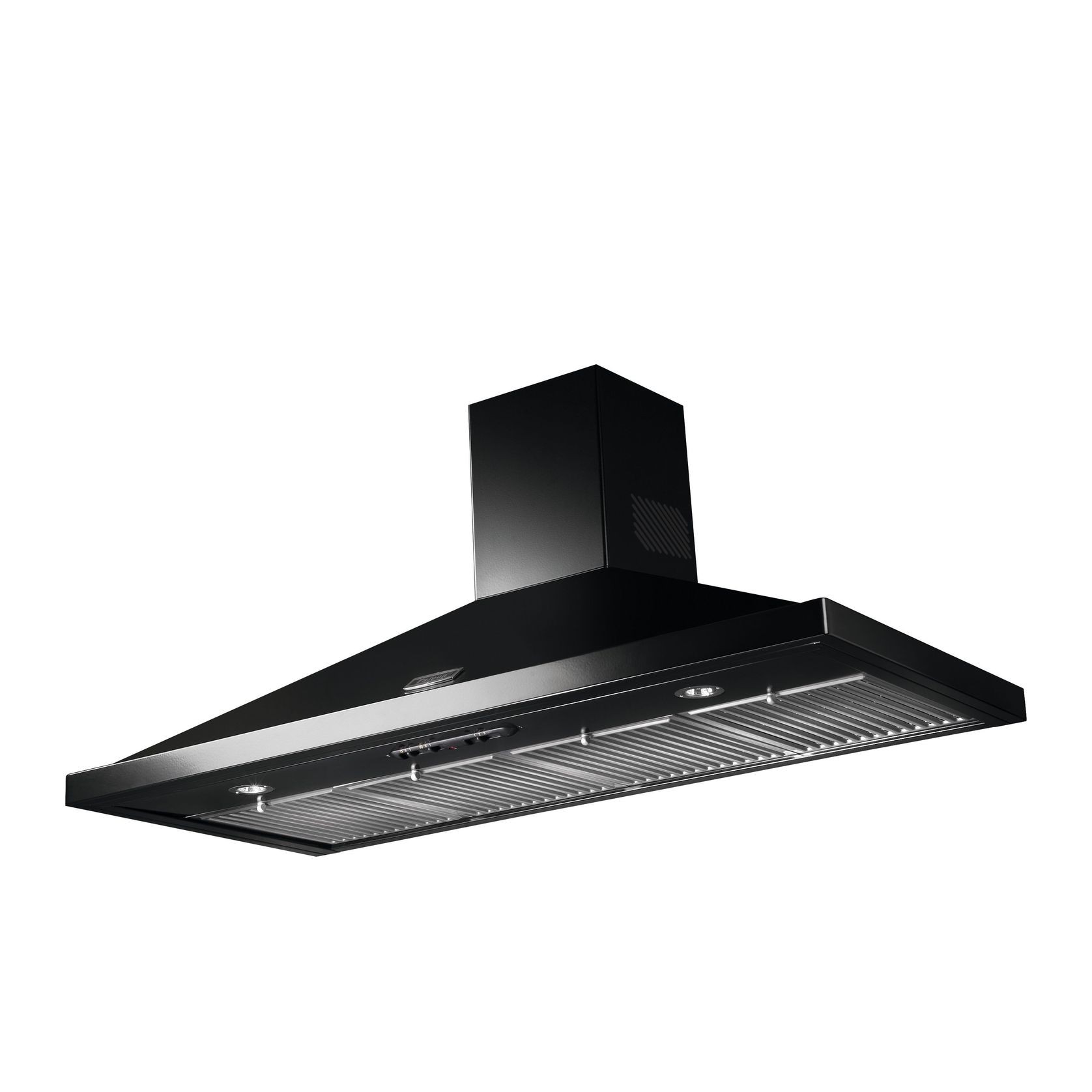 Falcon Black 110cm Canopy Rangehood gallery detail image