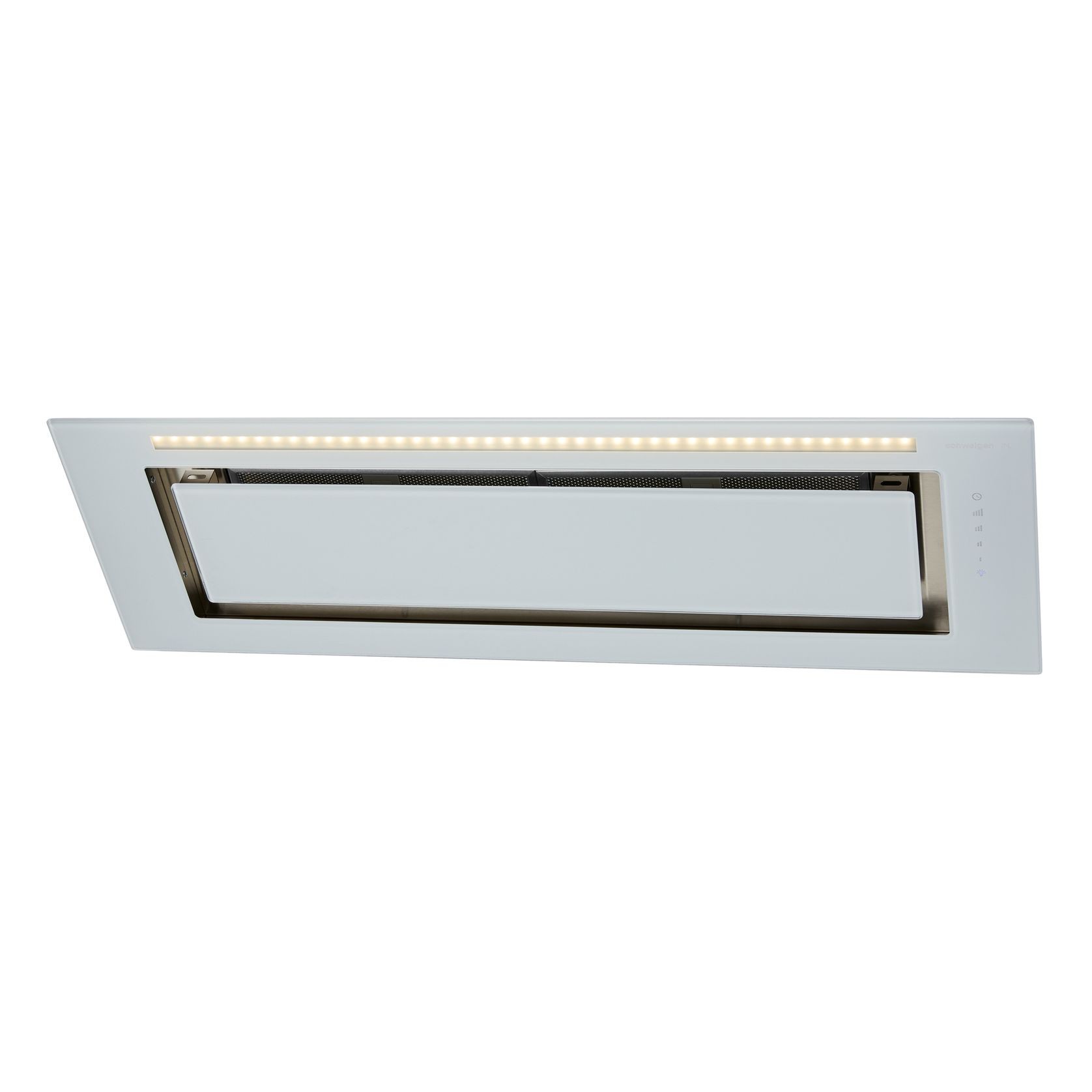 Silent White Undermount Rangehood 900mm - KLS-9GLASS gallery detail image