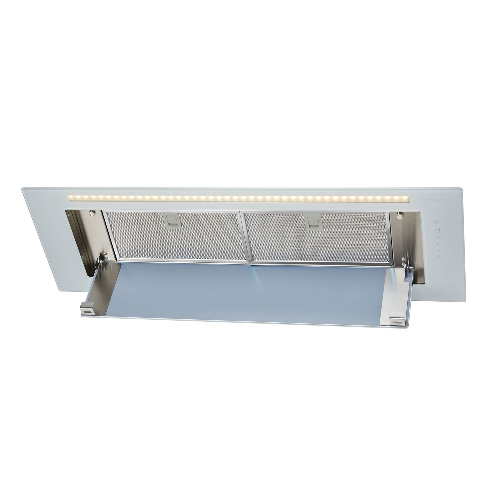Silent White Undermount Rangehood 900mm - KLS-9GLASS gallery detail image