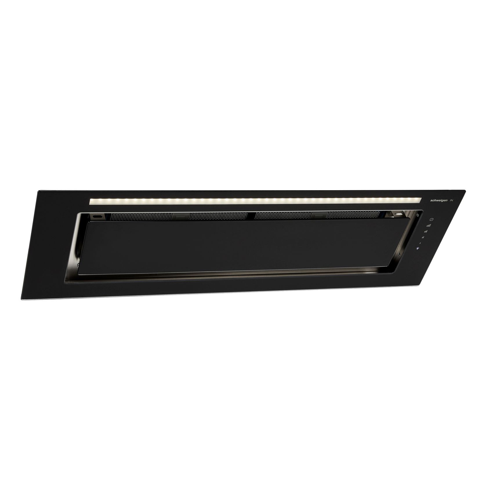 Silent Glass Undermount Rangehood 900mm - KLS-9GLASSBLK gallery detail image