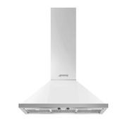Smeg Portofino 90cm Wallmount Canopy Rangehood - White gallery detail image