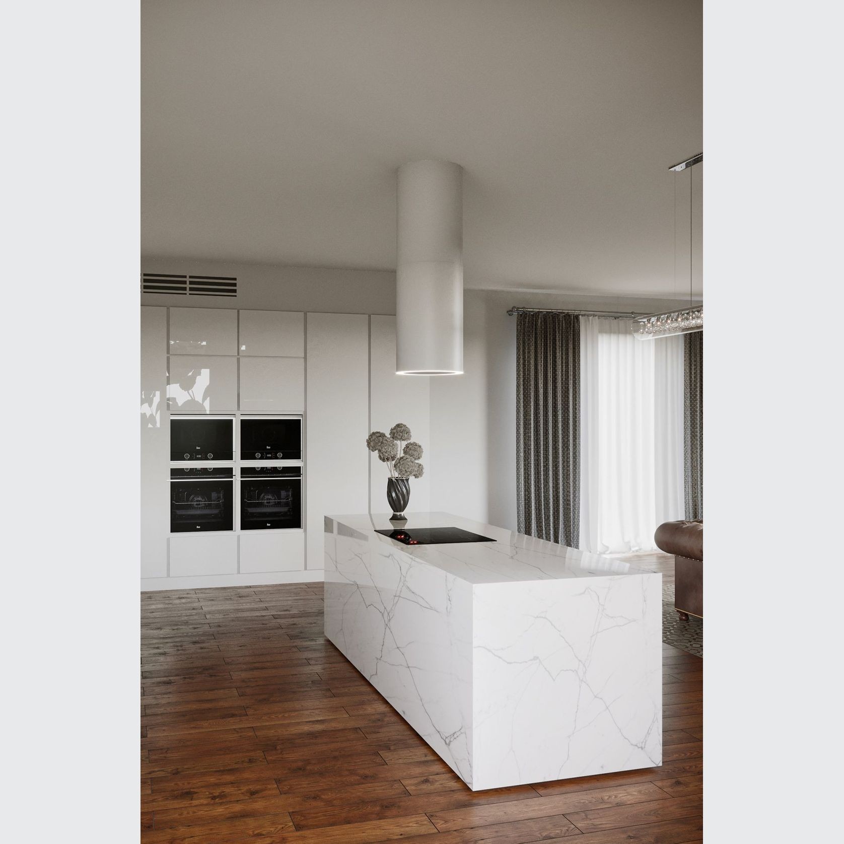 Island Rangehood Ø380 (Non-Silent) - SDHALO gallery detail image