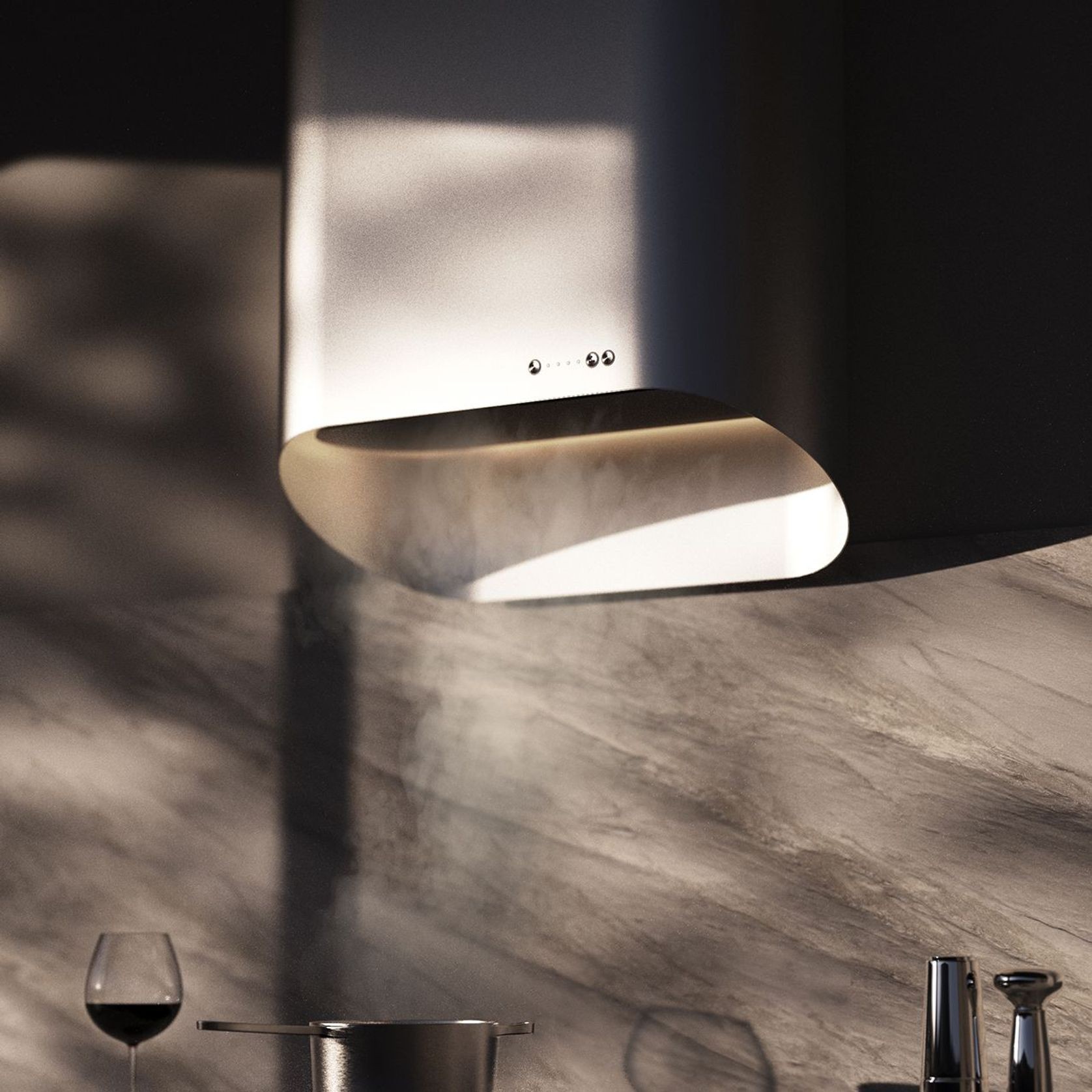 Wallmount Rangehood 90cm (Non-Silent) - SDHARM-9 gallery detail image