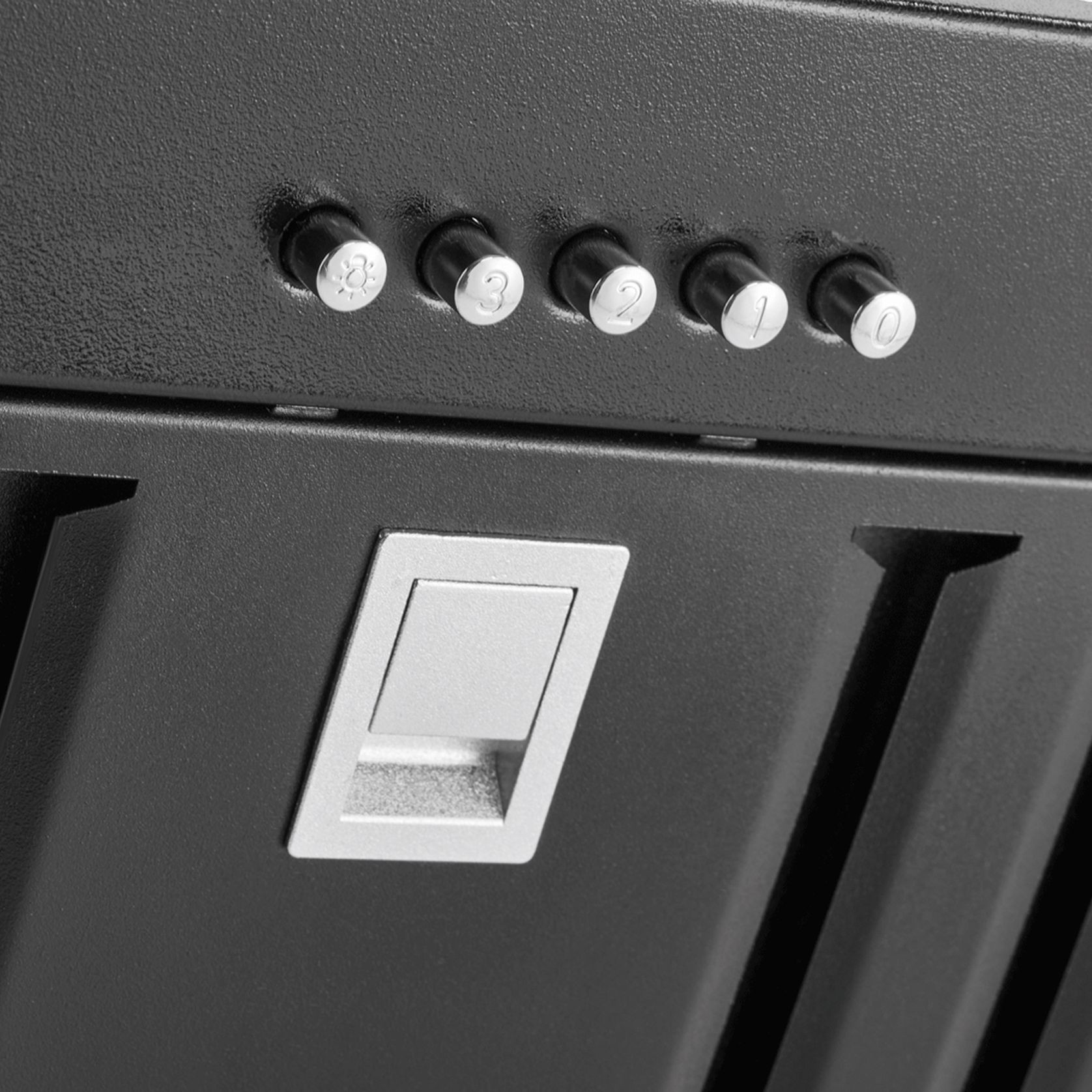 Black Undermount Rangehood 600mm (Non Silent) - SWU-6B gallery detail image