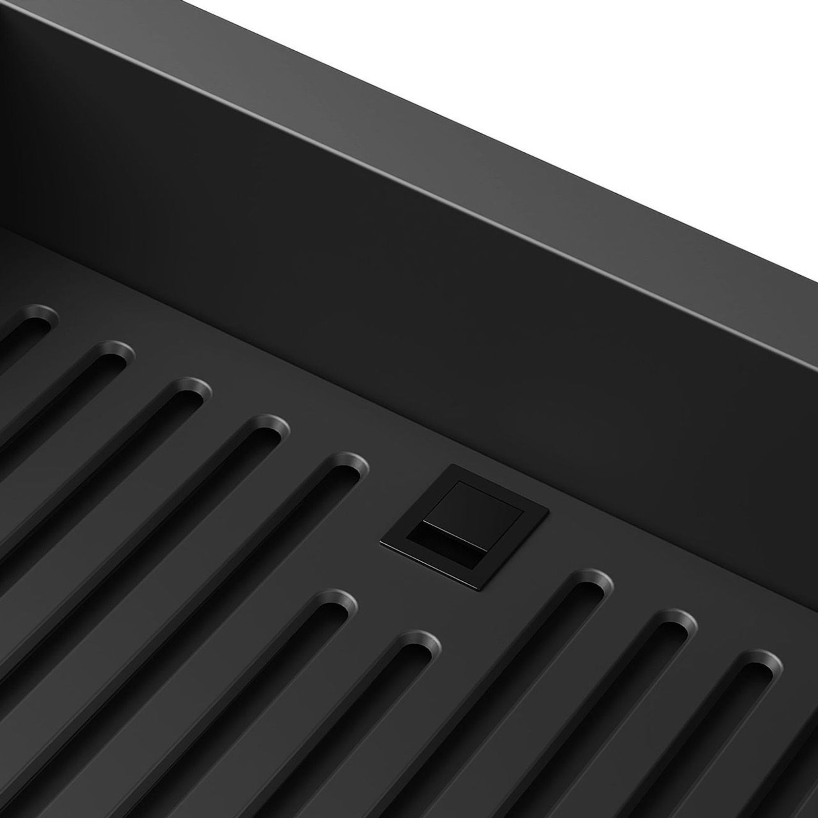 Black Undermount Rangehood 600mm (Non Silent) - SWU-9B gallery detail image