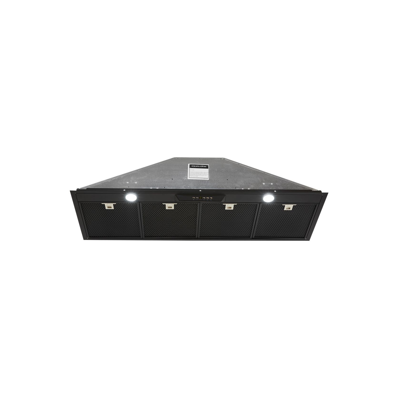 Silent Black Undermount Rangehood 1200mm - UM1390-12BS gallery detail image