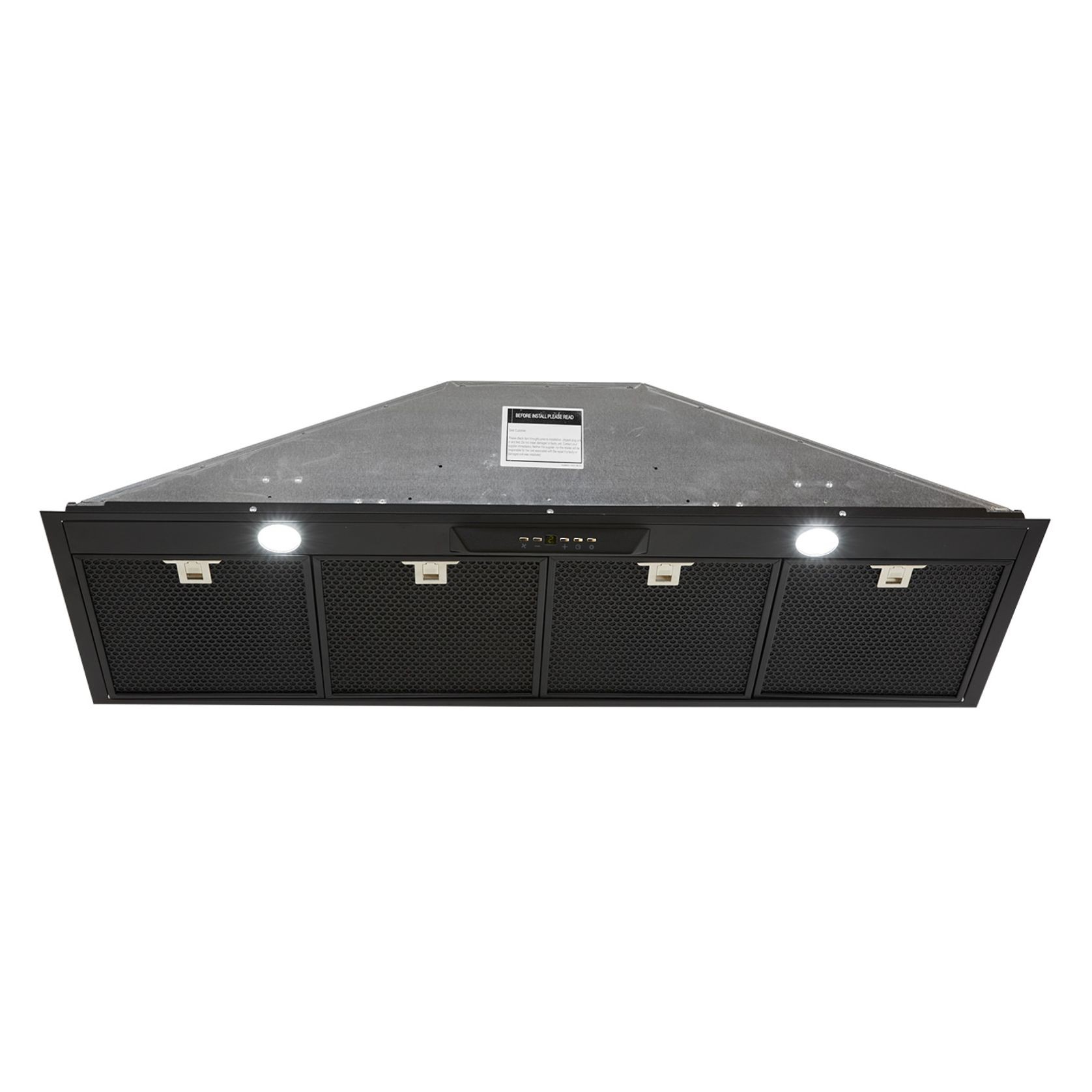 Silent Black Undermount Rangehood 1200mm - UM1390-12BS gallery detail image