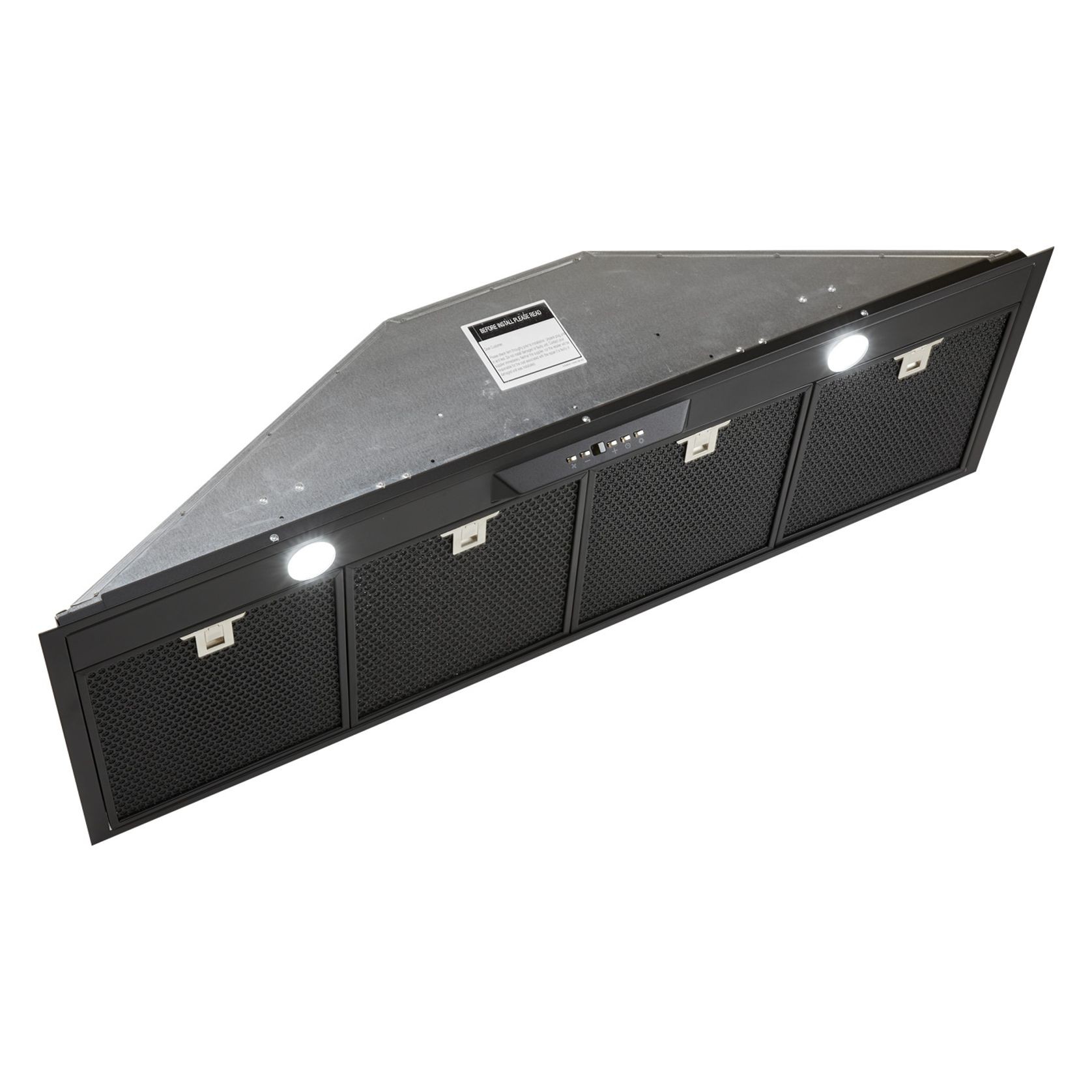 Silent Black Undermount Rangehood 1200mm - UM1390-12BS gallery detail image