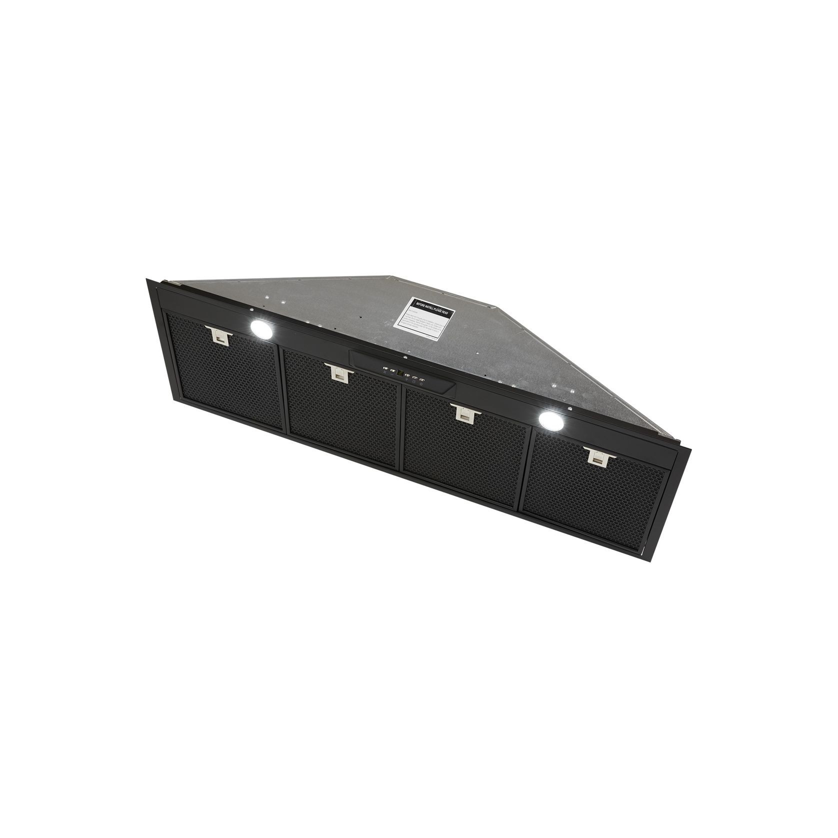 Silent Black Undermount Rangehood 1200mm - UM1390-12BS gallery detail image