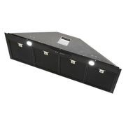 Silent Black Undermount Rangehood 1200mm - UM1390-12BS gallery detail image
