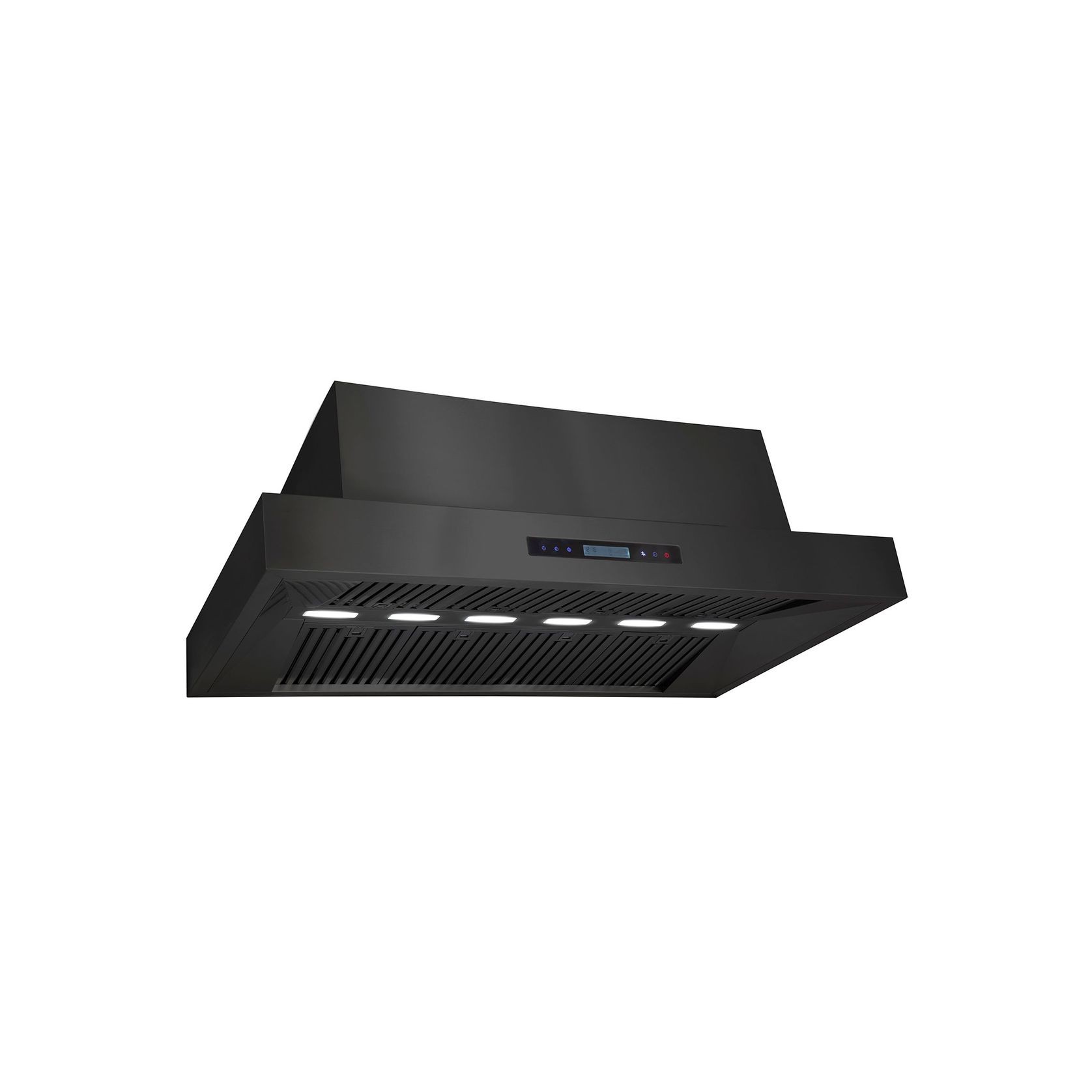 Excelsior Black BBQ Rangehood Wall Mounted 1480mm gallery detail image