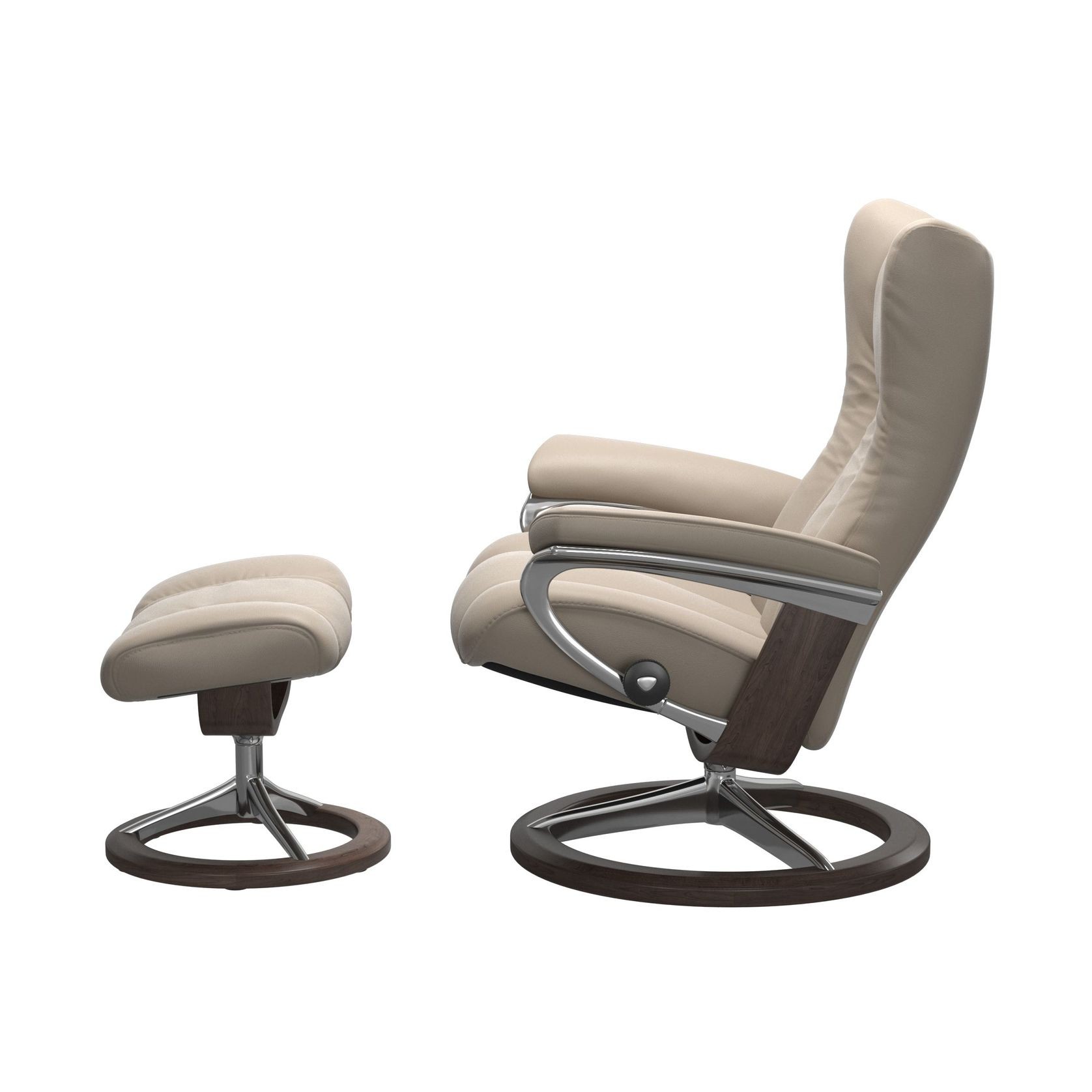 Stressless® Wing (L) Signature Recliner gallery detail image