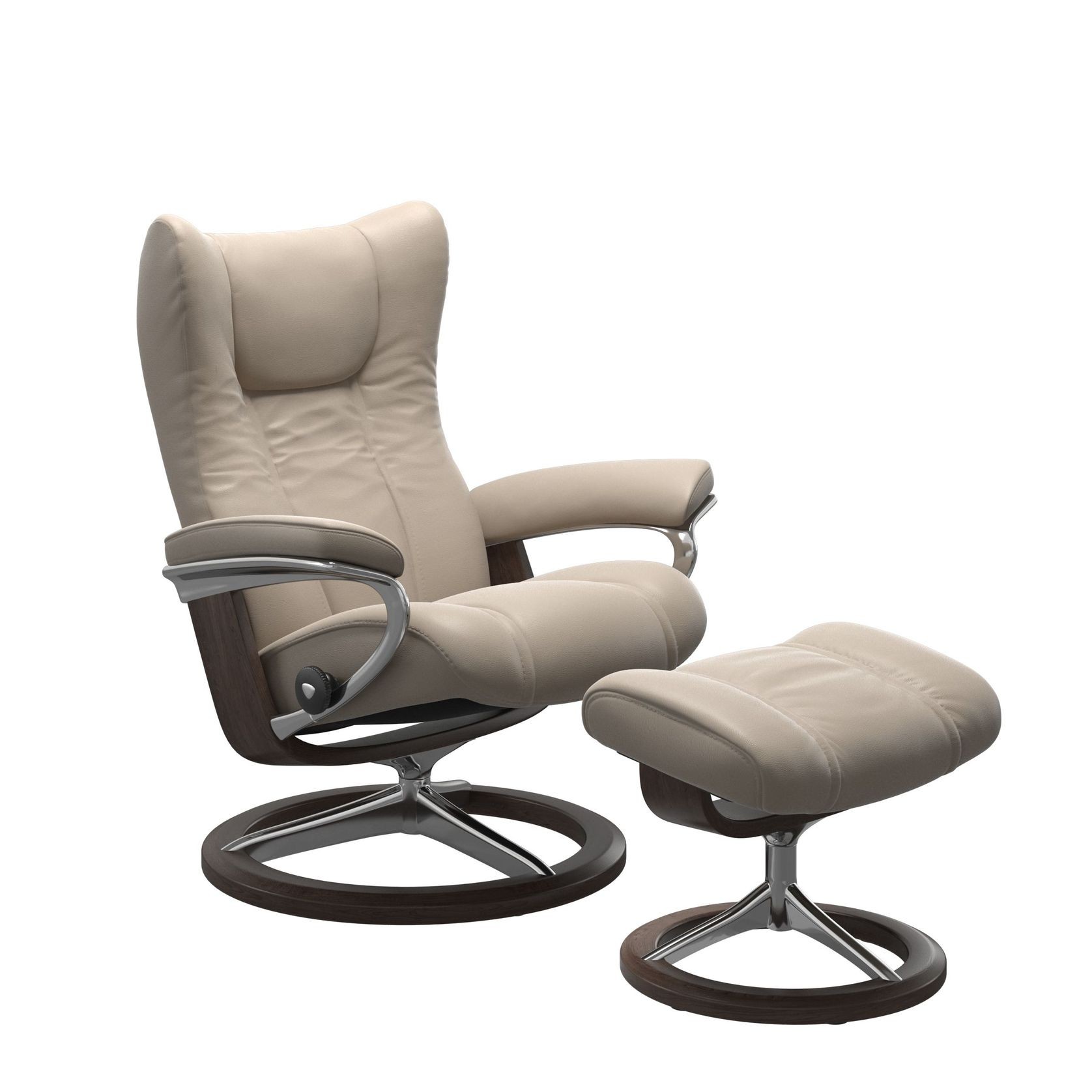 Stressless® Wing (L) Signature Recliner gallery detail image