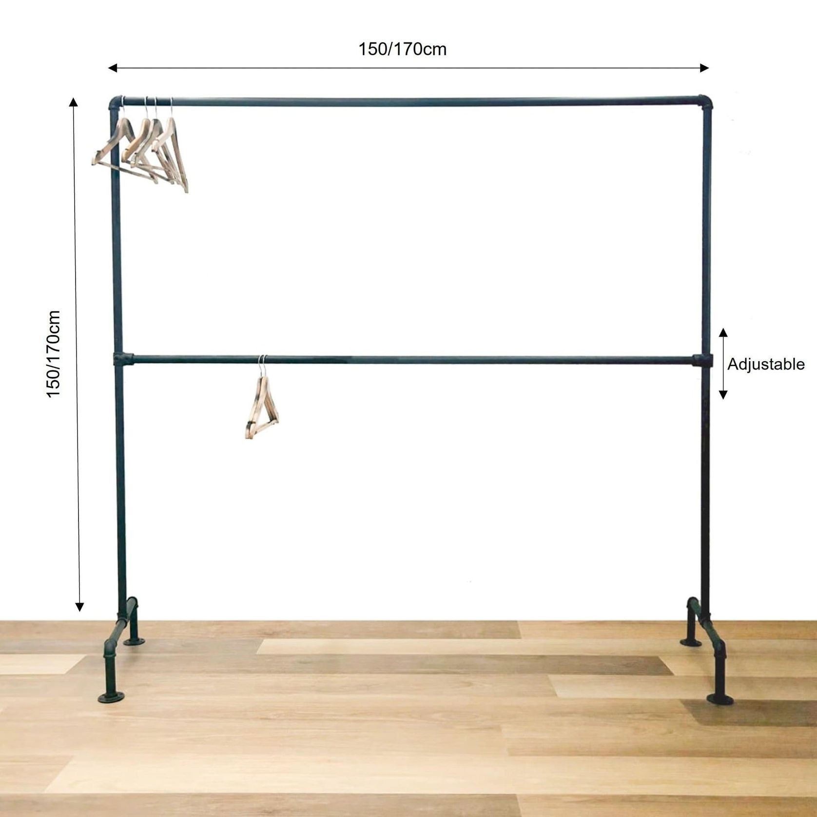 Pipe Clothing Rail gallery detail image