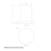 Milani Robe Hook - Brushed Gunmetal gallery detail image