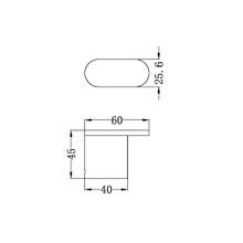 Bianca Robe Hook | Brushed Nickel gallery detail image