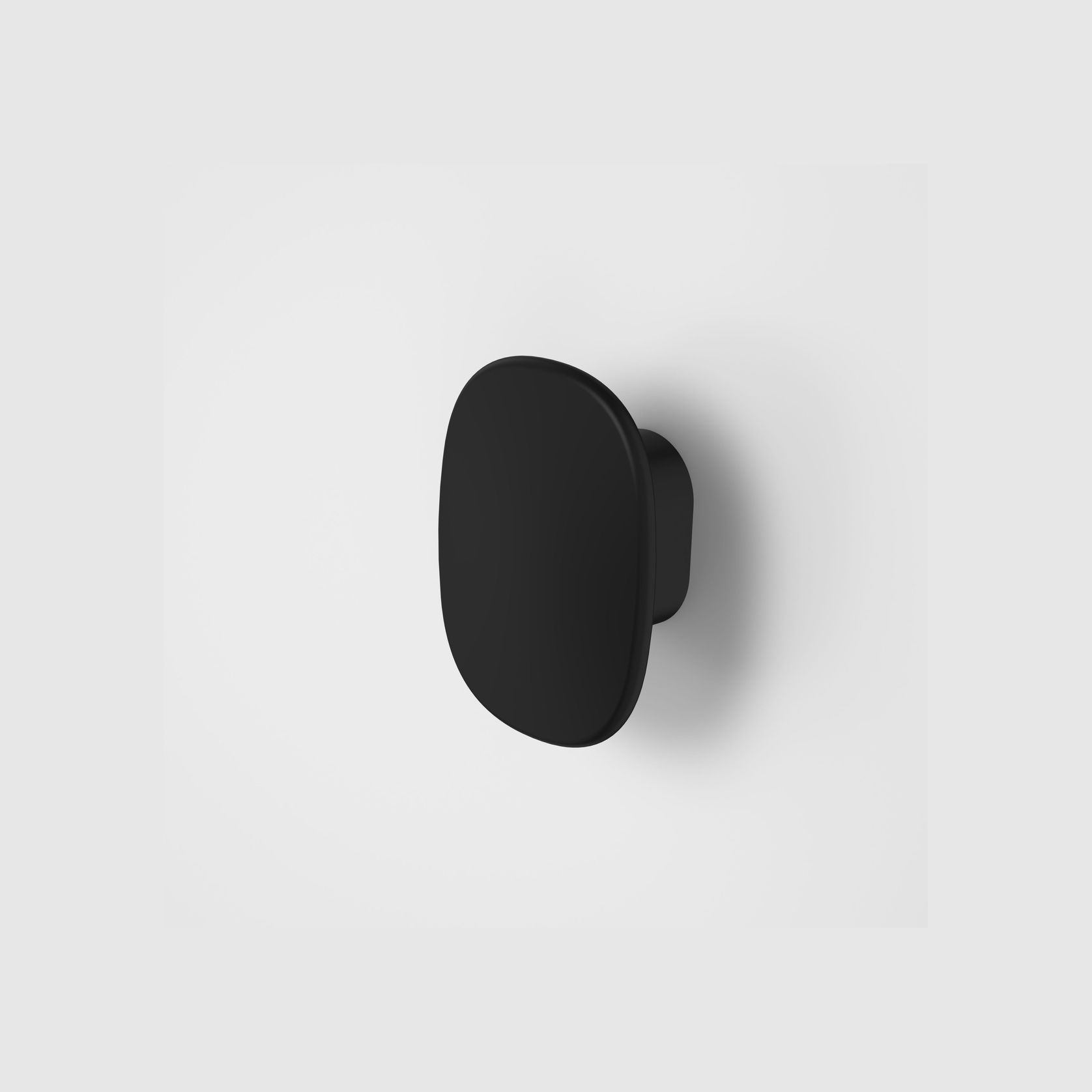 Contura II Robe Hook - Small  | Matte Black gallery detail image