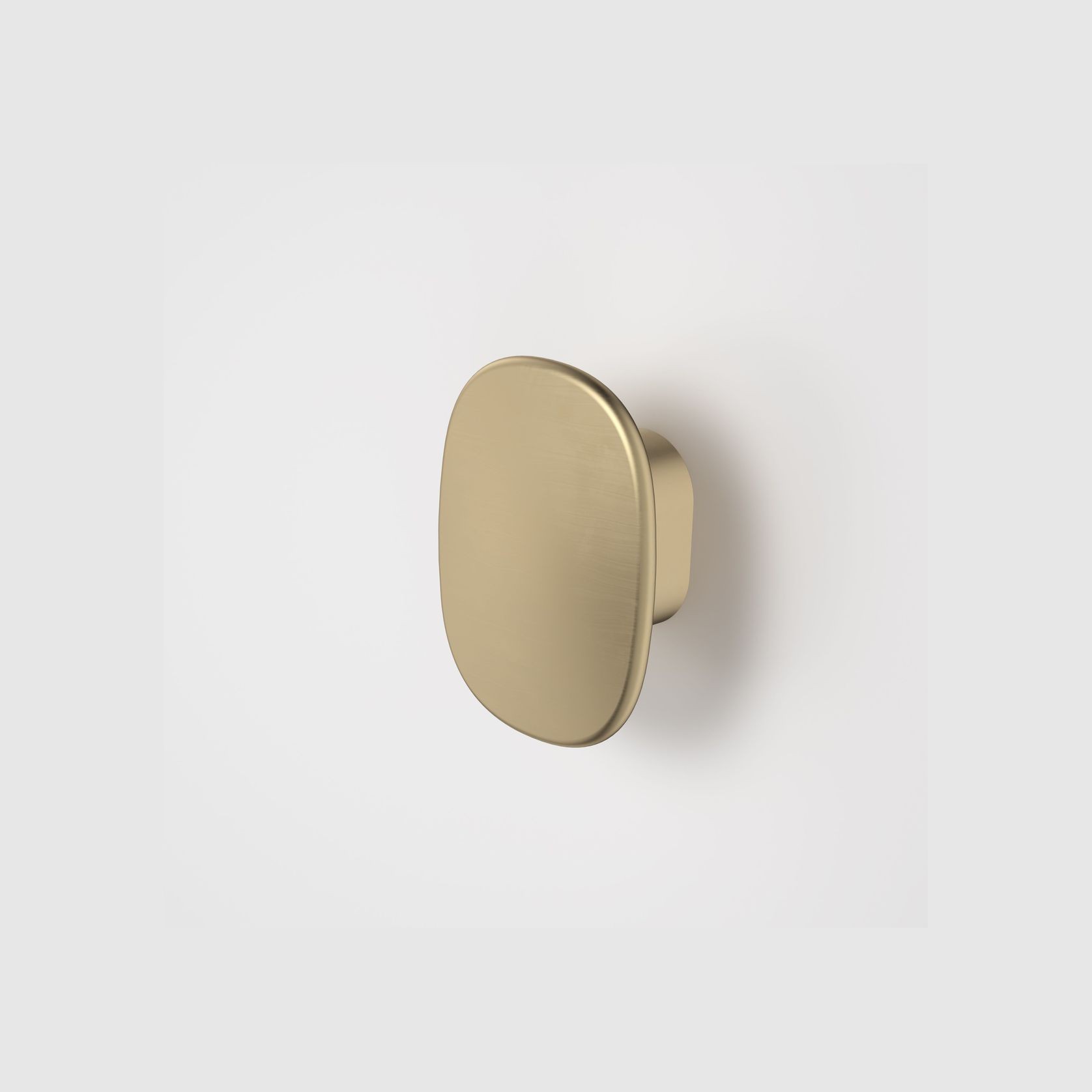 Contura II Robe Hook - Small  | Brushed Brass gallery detail image