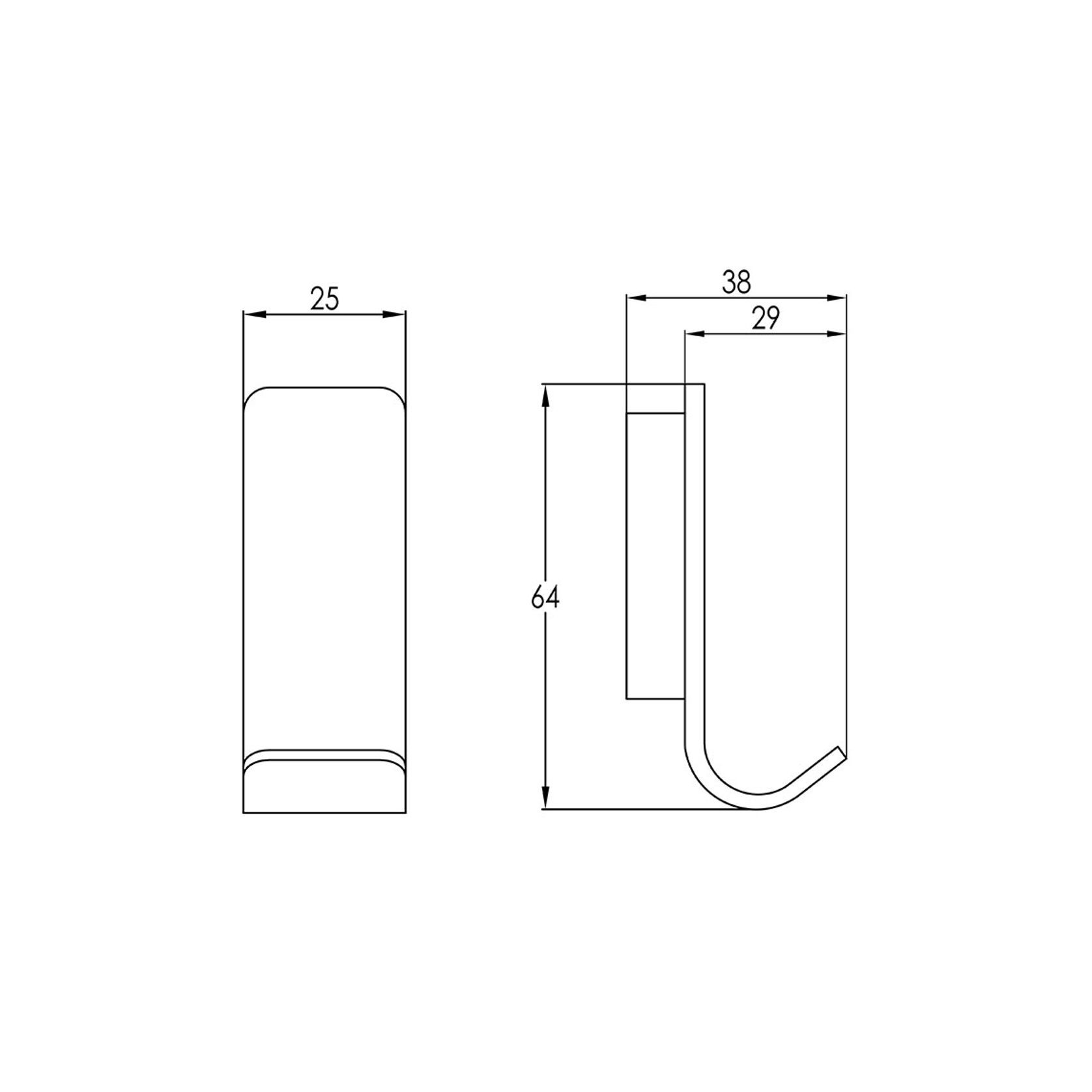 Scarab Robe Hook Brushed Gold gallery detail image