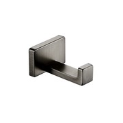 Cubic Robe Hook Gun Metal gallery detail image