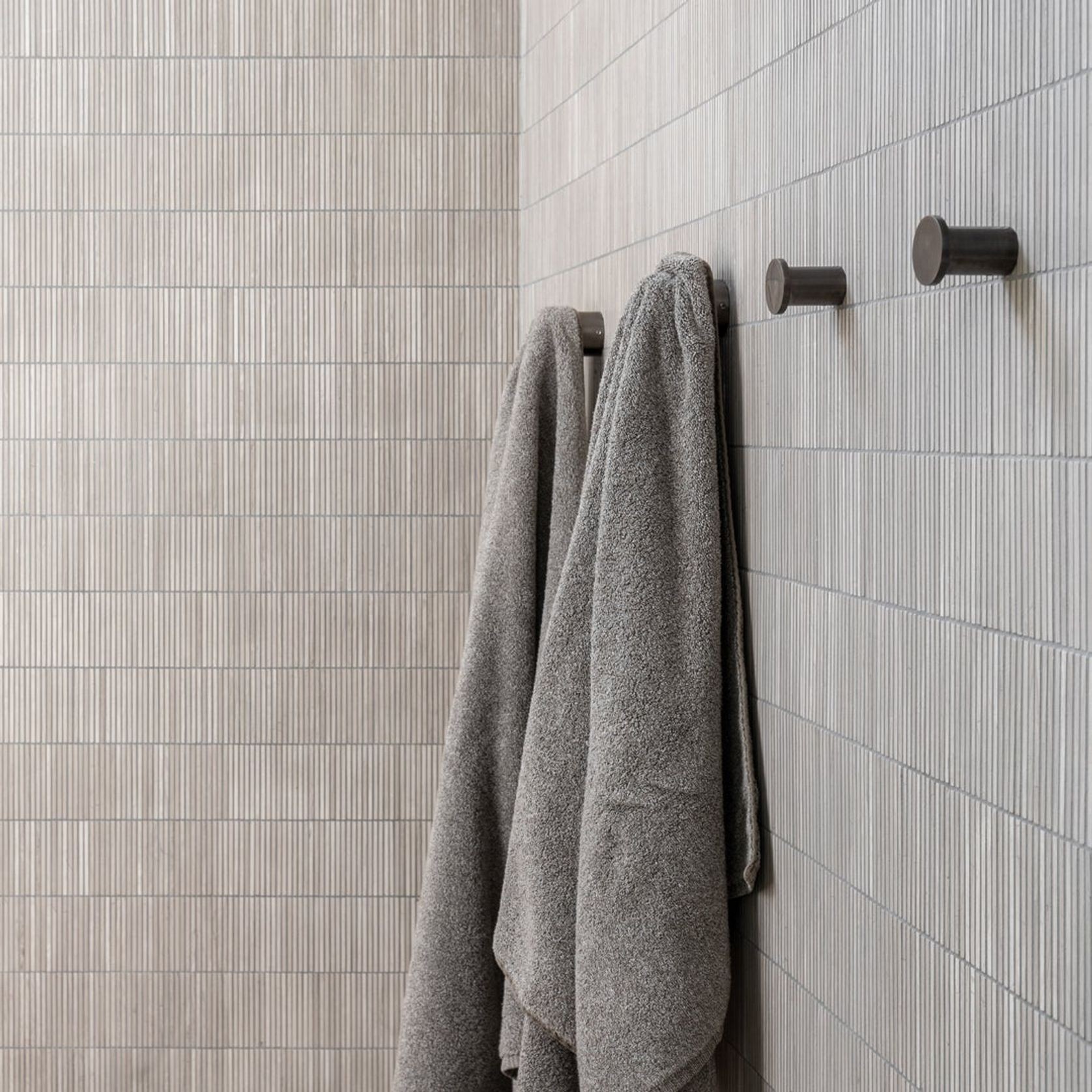 Milani Robe Hook - Brushed Gunmetal gallery detail image