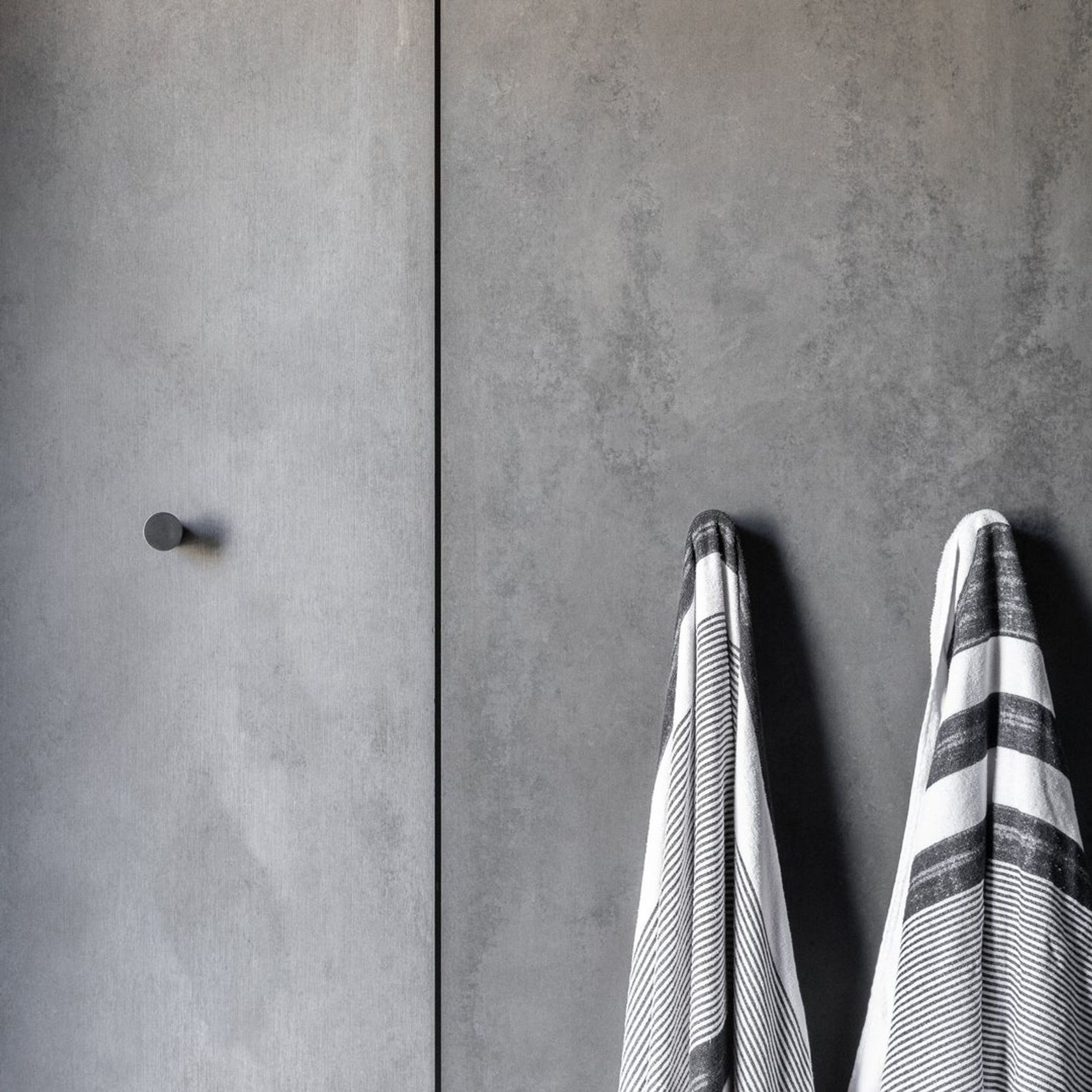 Milani Robe Hook - Brushed Gunmetal gallery detail image