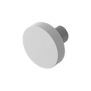 iStone Round Robe Hook Matte White gallery detail image