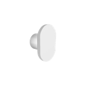 iStone Oval Robe Hook Matte White gallery detail image