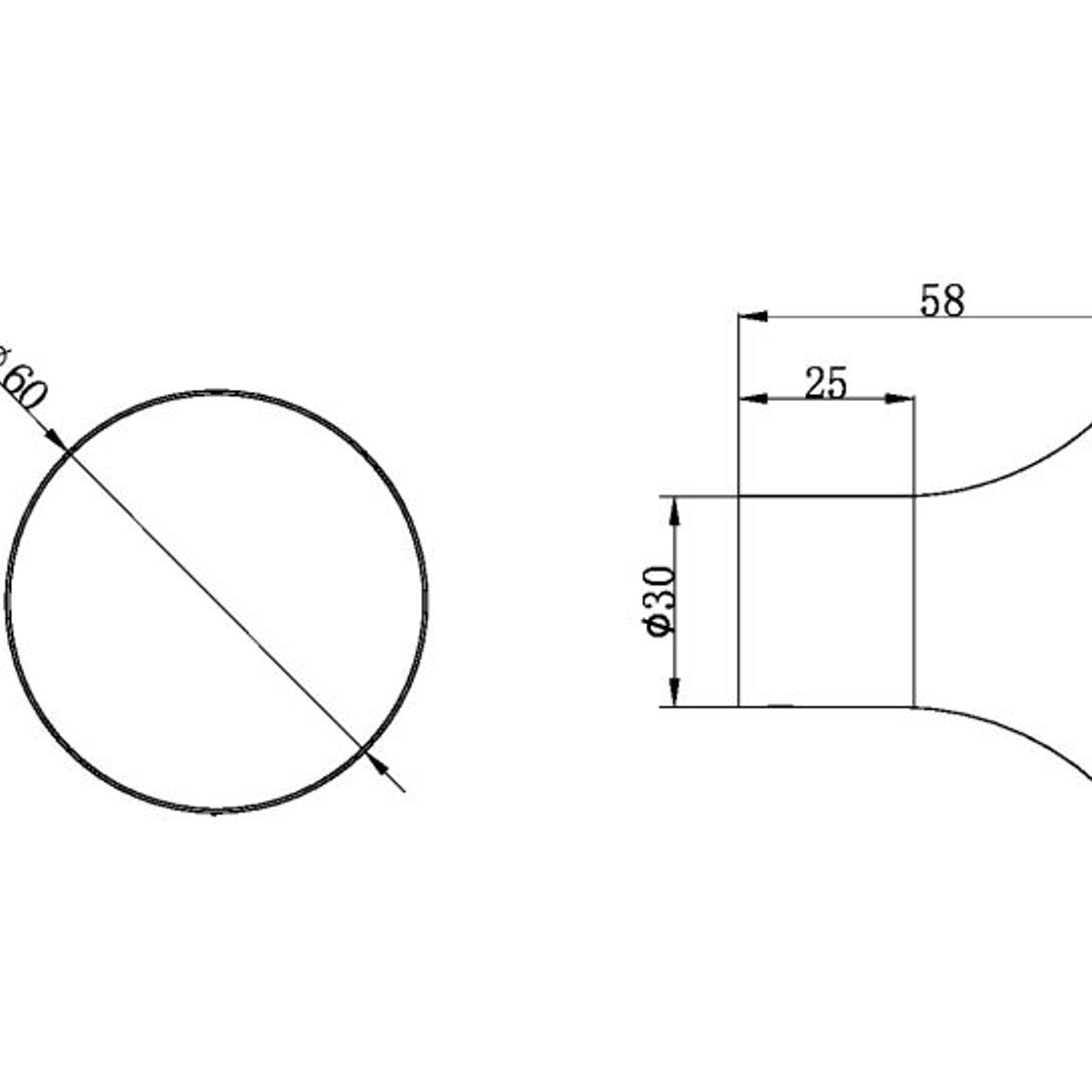 Zen SS316L Robe Hook | Brushed Bronze gallery detail image