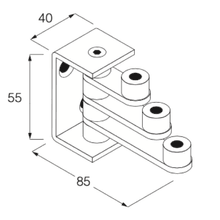 Minimal Multiple Bathrobe Hook by Boffi gallery detail image