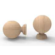 Large Ball - Curtain Rod Finial gallery detail image