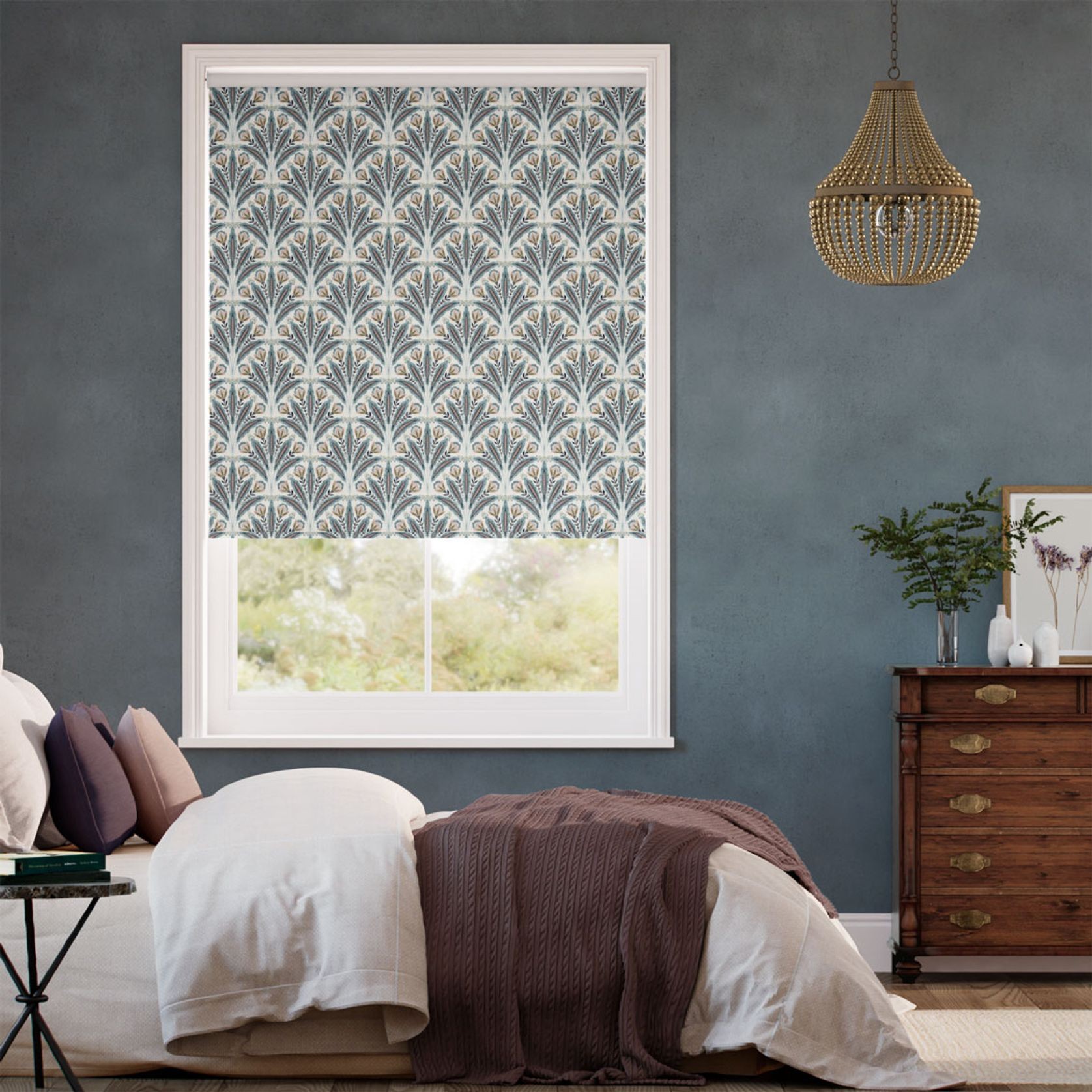 Clarke & Clarke Attingham Mineral Blush | Roller Blinds gallery detail image