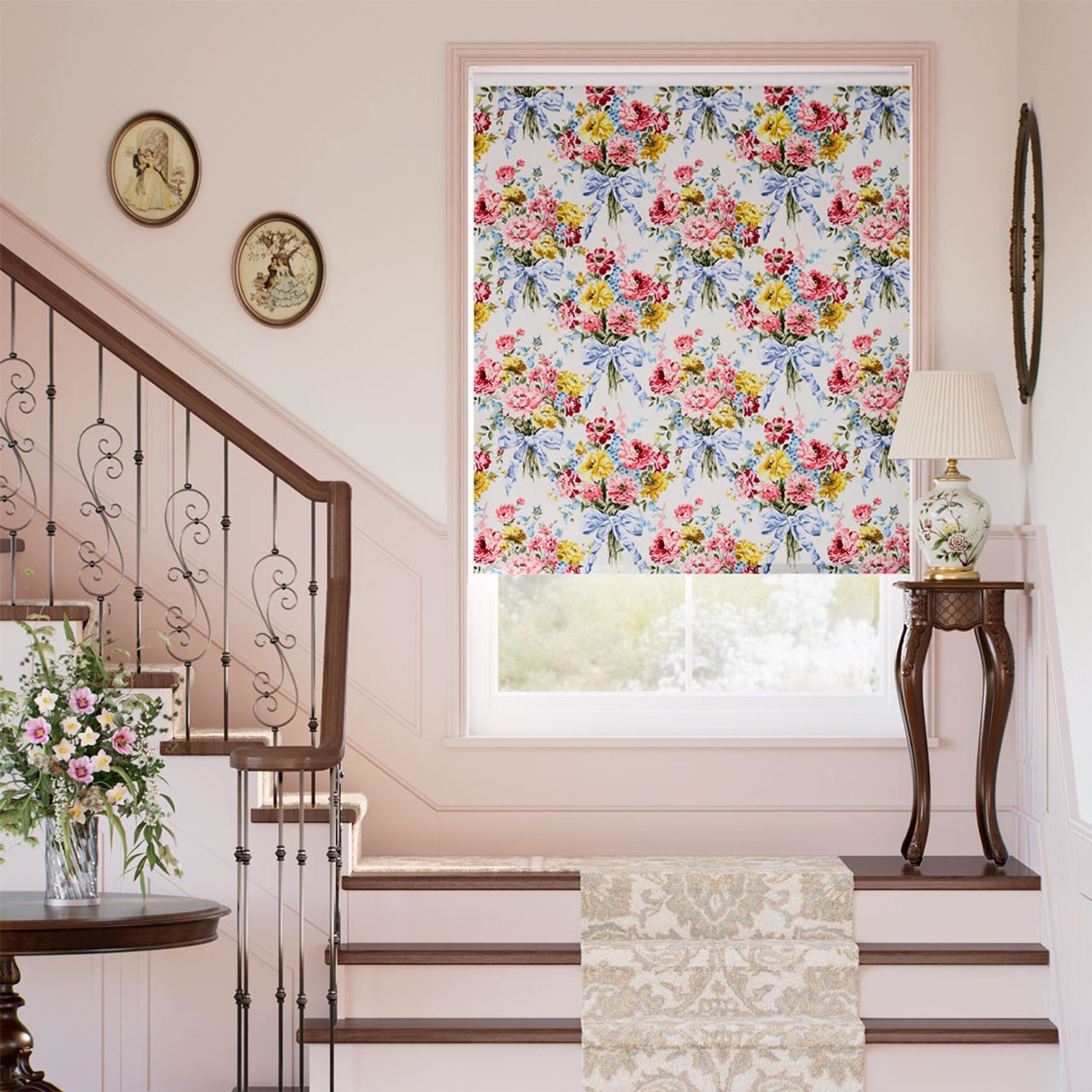 Liberty & Bridgerton Bow Bouquet | Roller Blinds gallery detail image